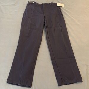 Steelguard Essentials FR Pants Mens 38x32 Navy Flame Resistant Chino Workwear
